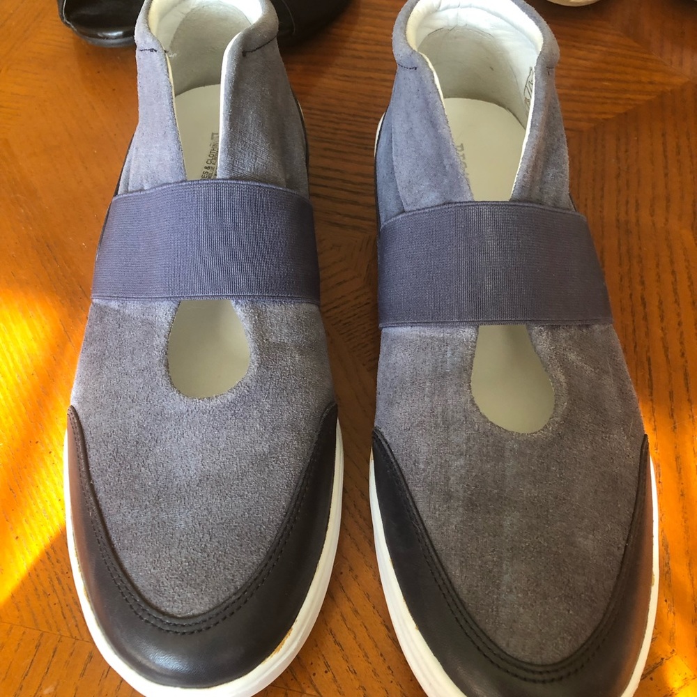 Regarde Ciel Leather and Suede Loafer High Tops